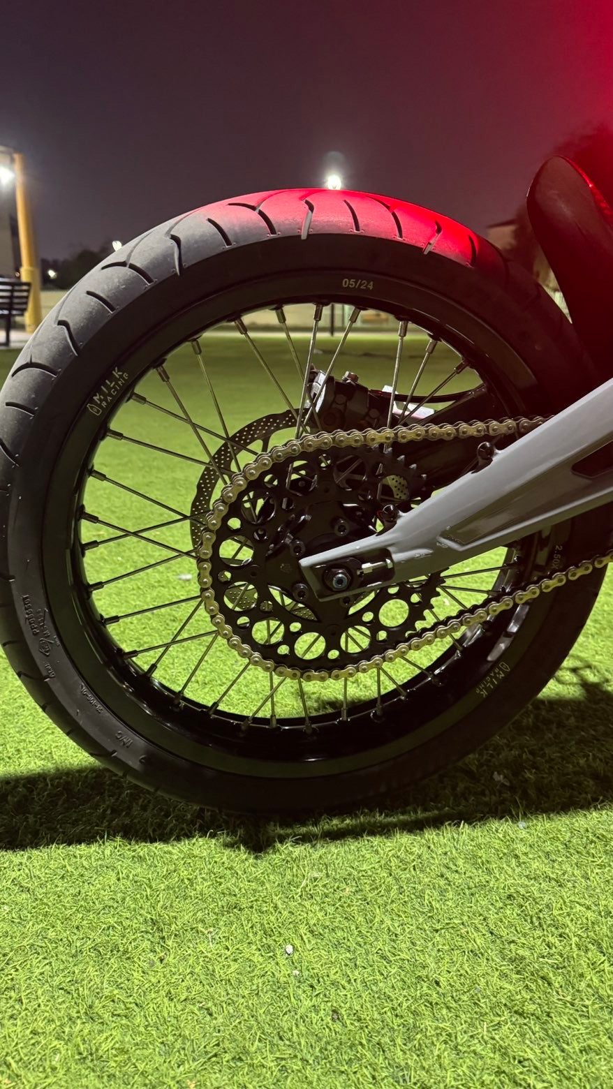 Titanium Rear Axle Nut