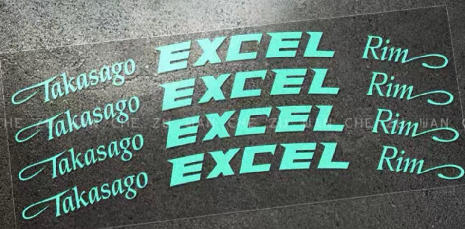 Excel Rim stickers