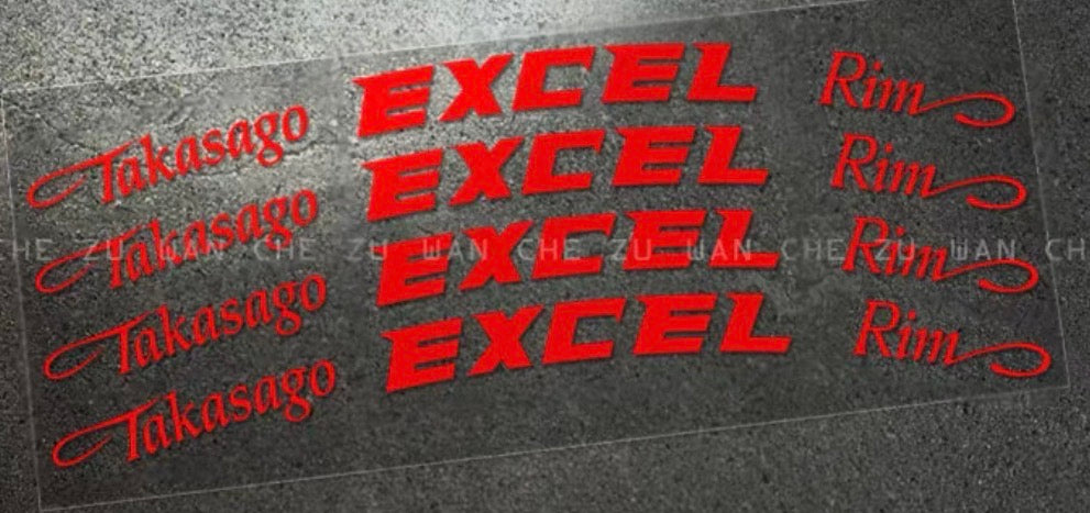 Excel Rim stickers