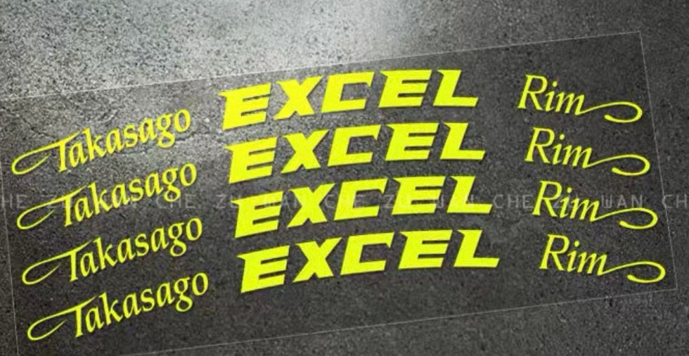 Excel Rim stickers