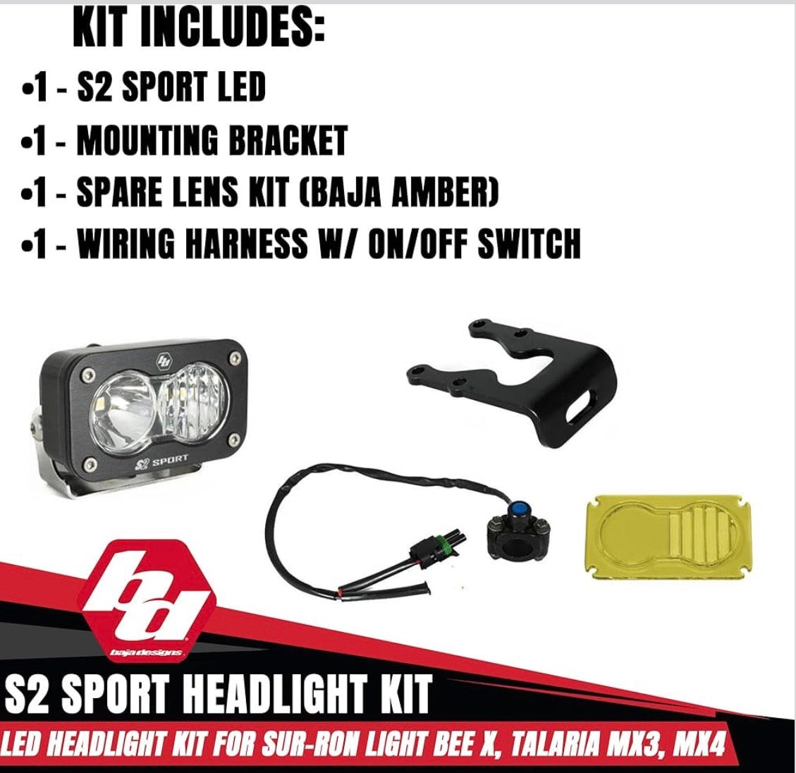Baja Designs S2 Sport Headlight Kit