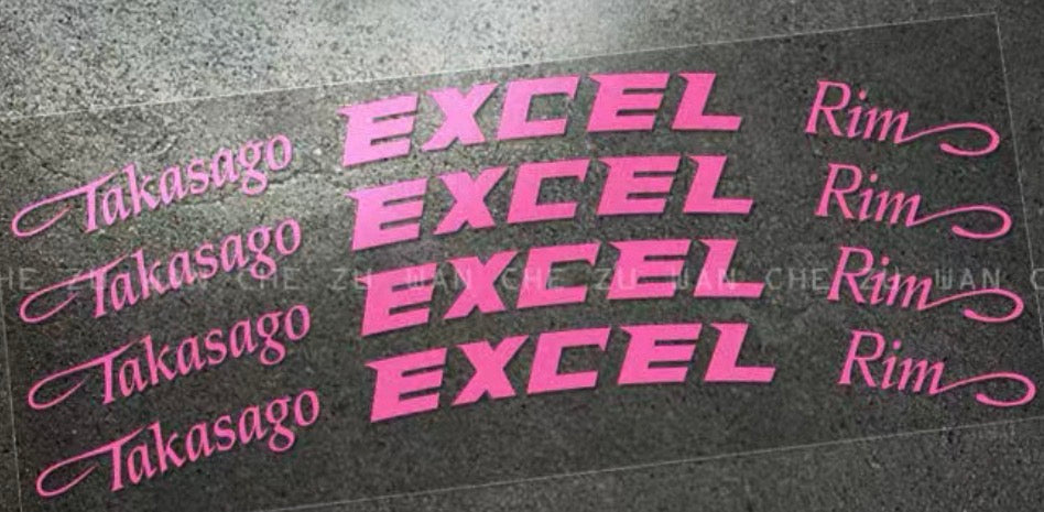 Excel Rim stickers