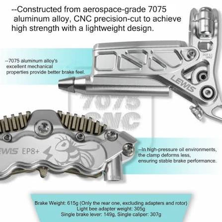 Lewis - EP8 Rear brake - SURRON / TALARIA / E-RIDE PRO