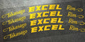 Excel Rim stickers