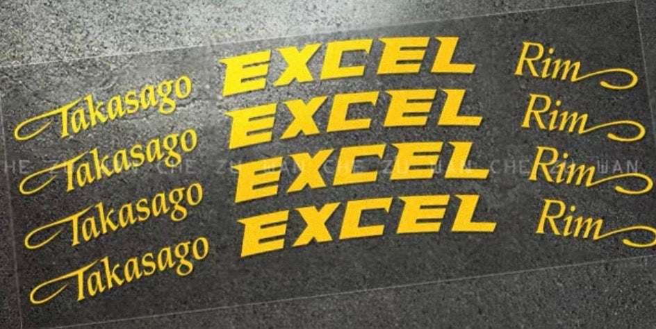 Excel Rim stickers