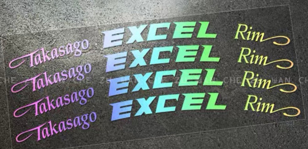 Excel Rim stickers